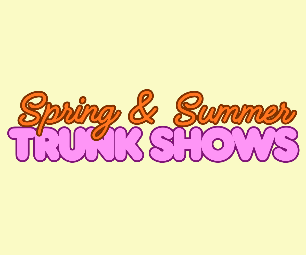 We are taking the new jewelry on the road for our Spring/Summer shows