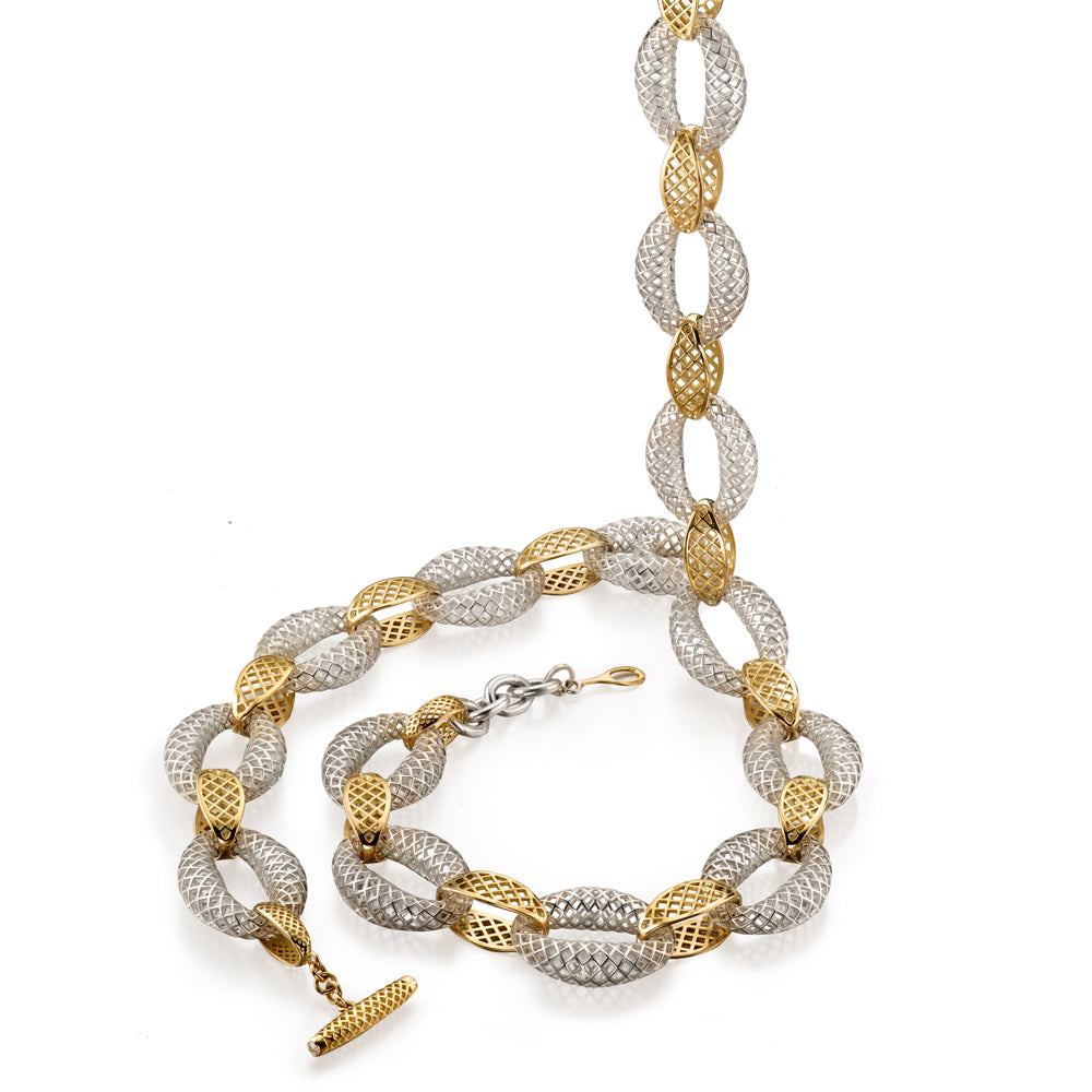 Chubby Crownwork® Silver Link Bracelet