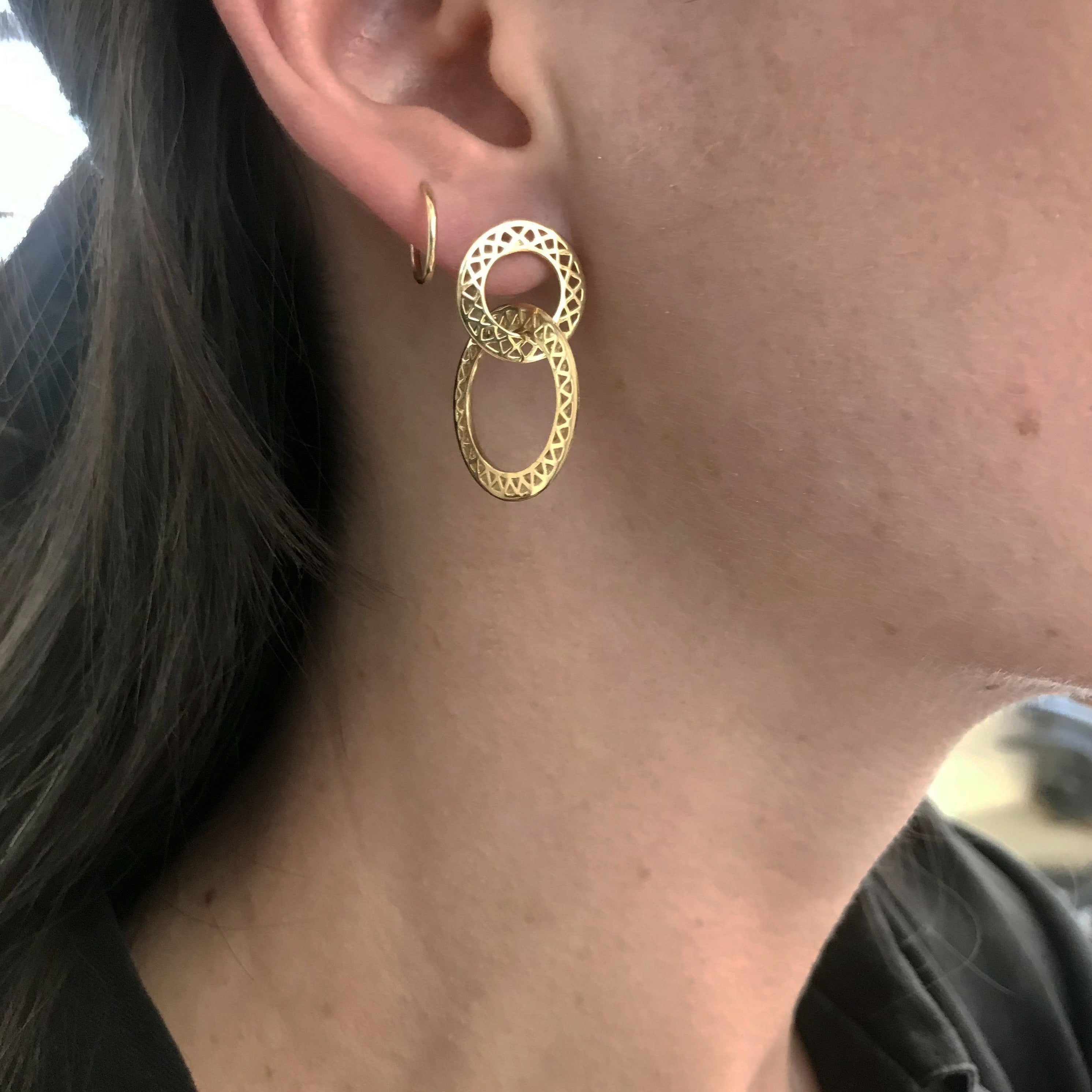 Crownwork® Disc Earrings