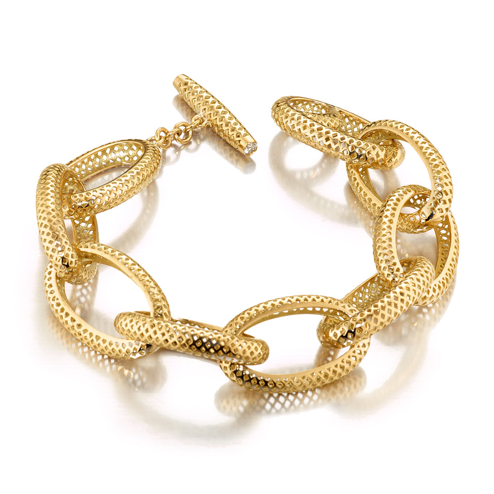 Large Crownwork® Oval Link Bracelet