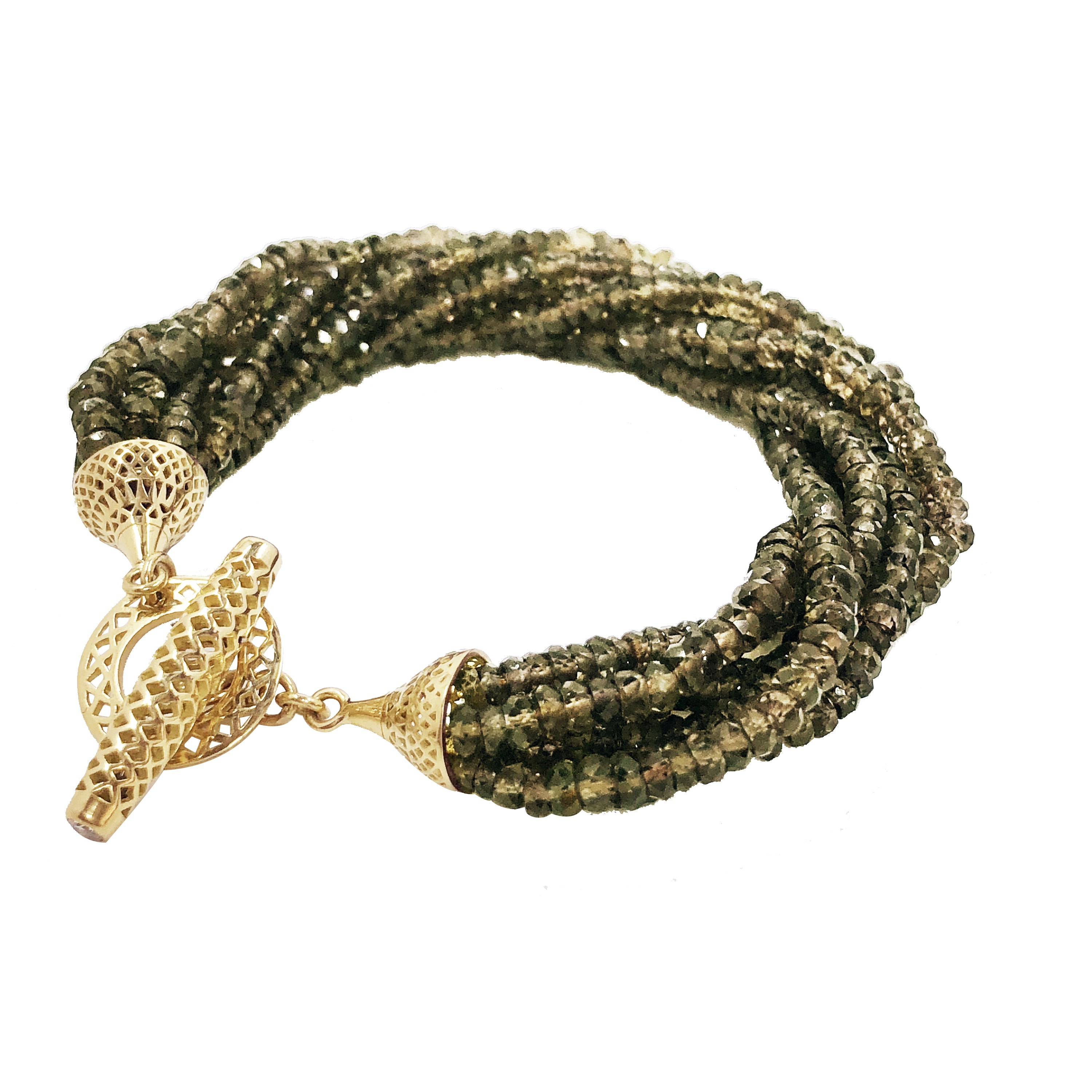 Sage Sapphire Multistrand Bracelet