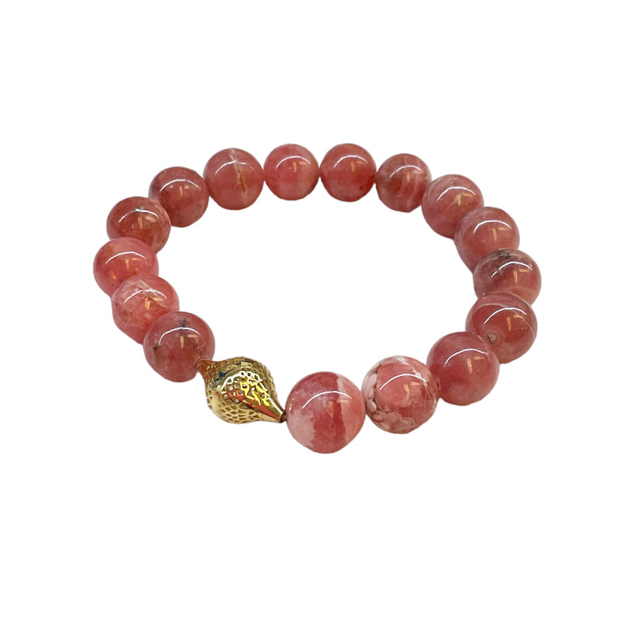 Rhodochrosite Stretchy Bracelets