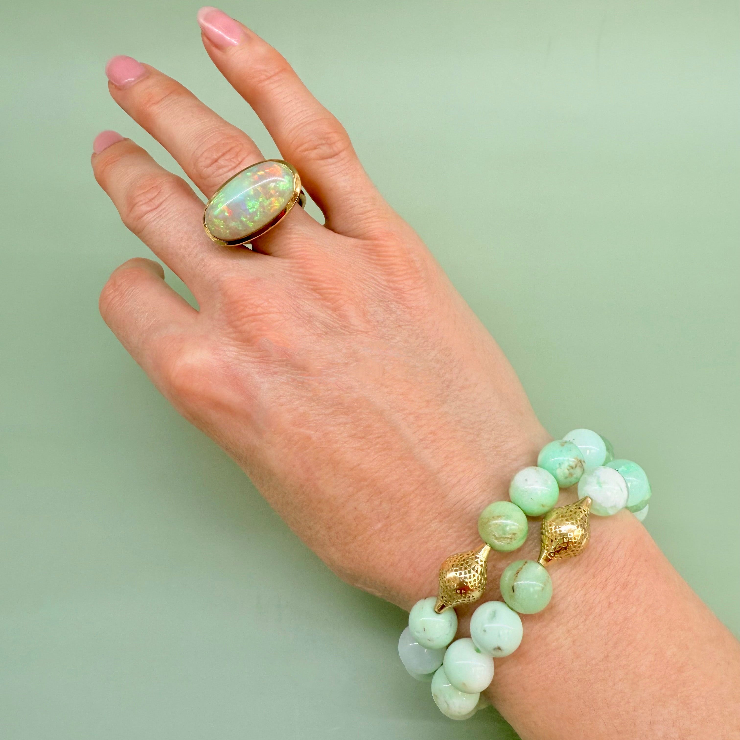 Chrysoprase Stretch Bracelet