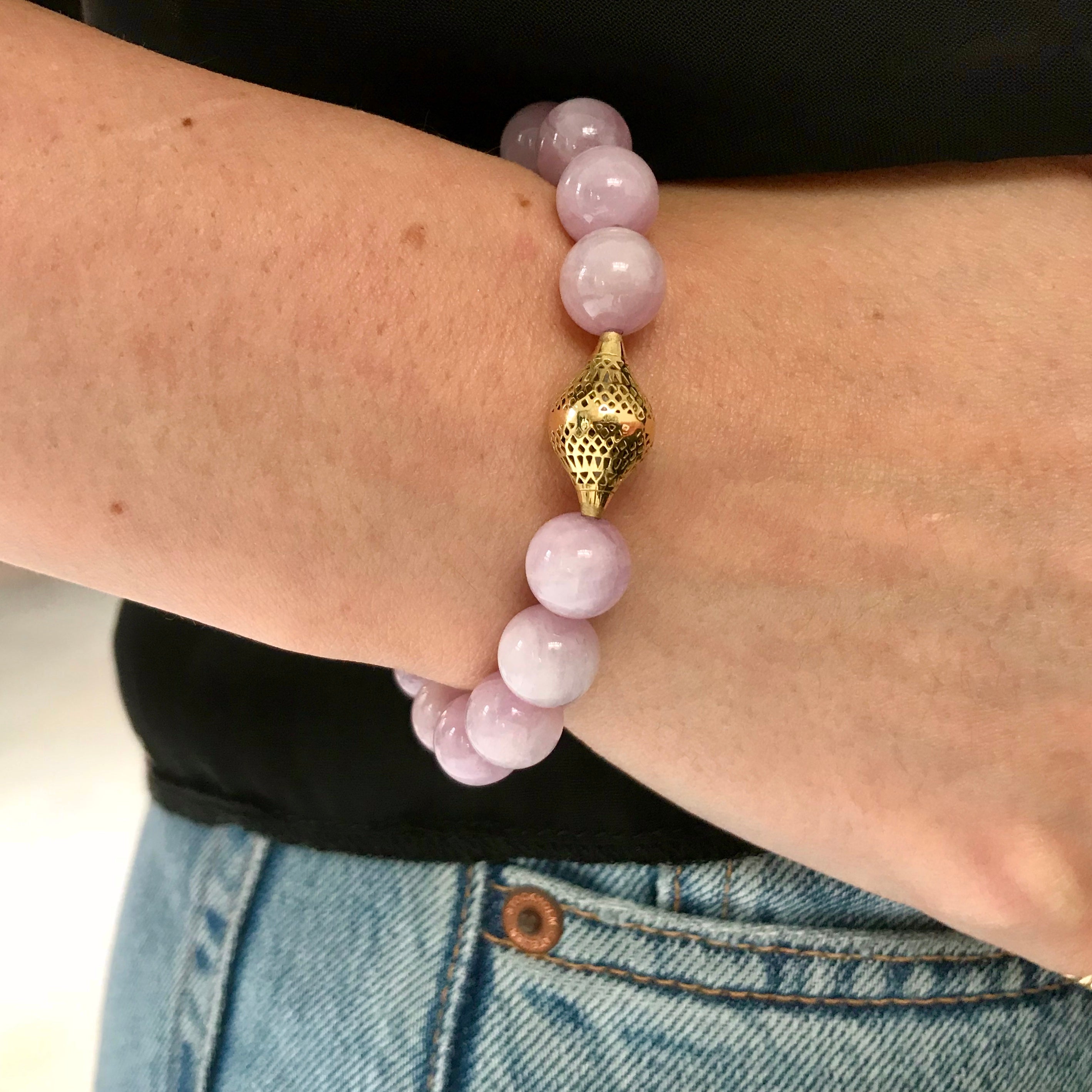 Kunzite Stretch Bracelet