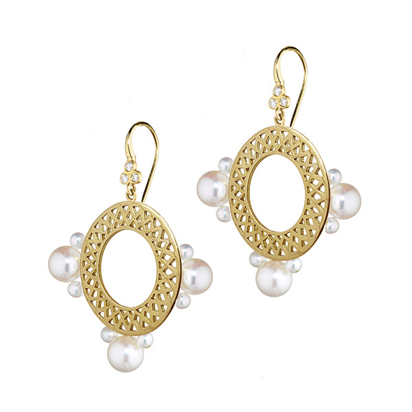 Crownwork® Pearl Hoops