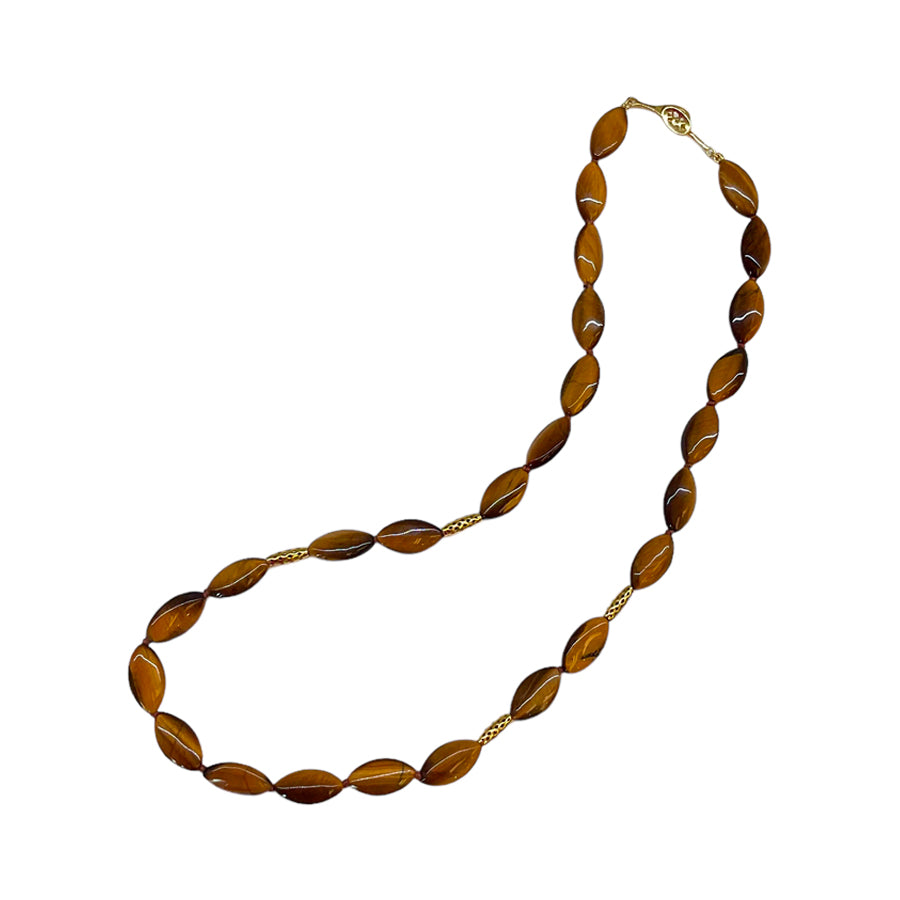 Tigers Eye Beaded Necklace