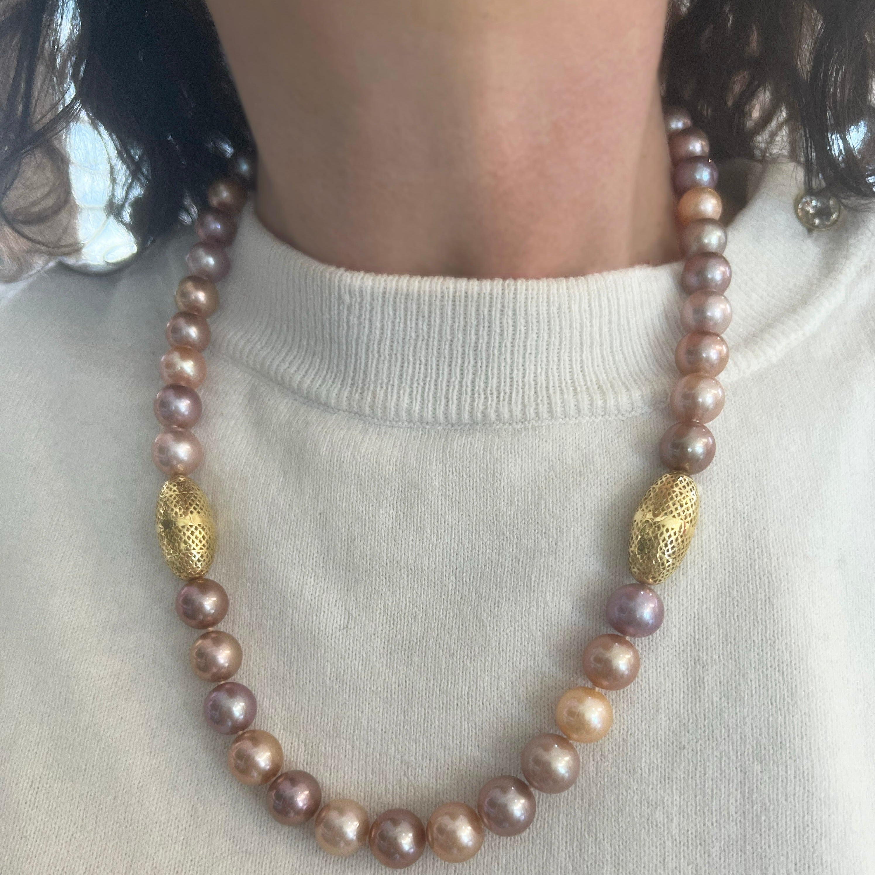 Multicolored Freshwater Pearl Necklace