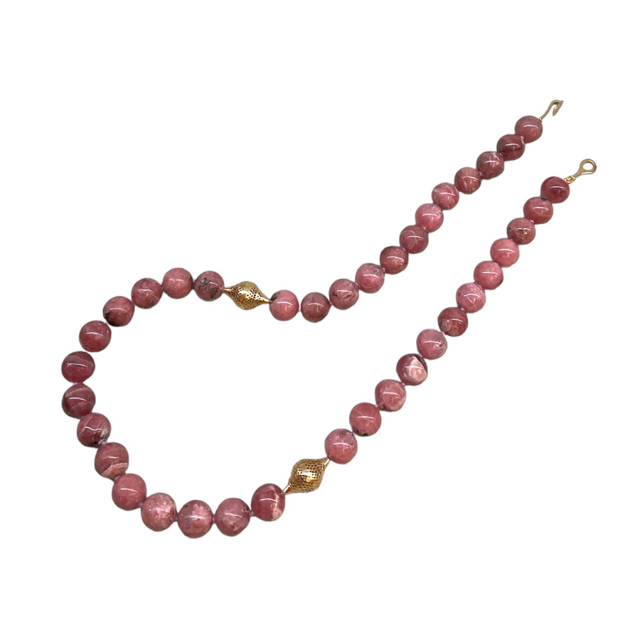 Rhodochrosite beaded Necklace