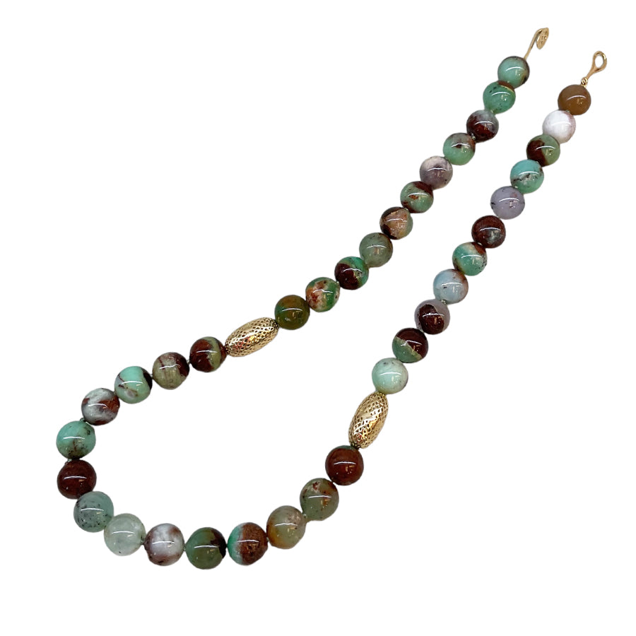 Australian Chrysoprase Beaded Necklace