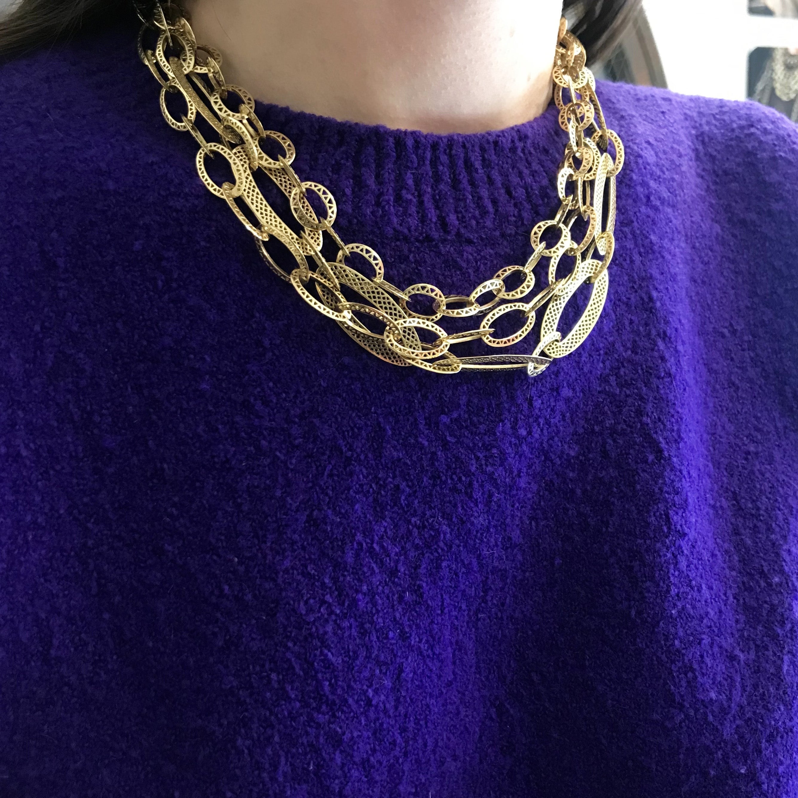 Crownwork® Flat Link Necklace