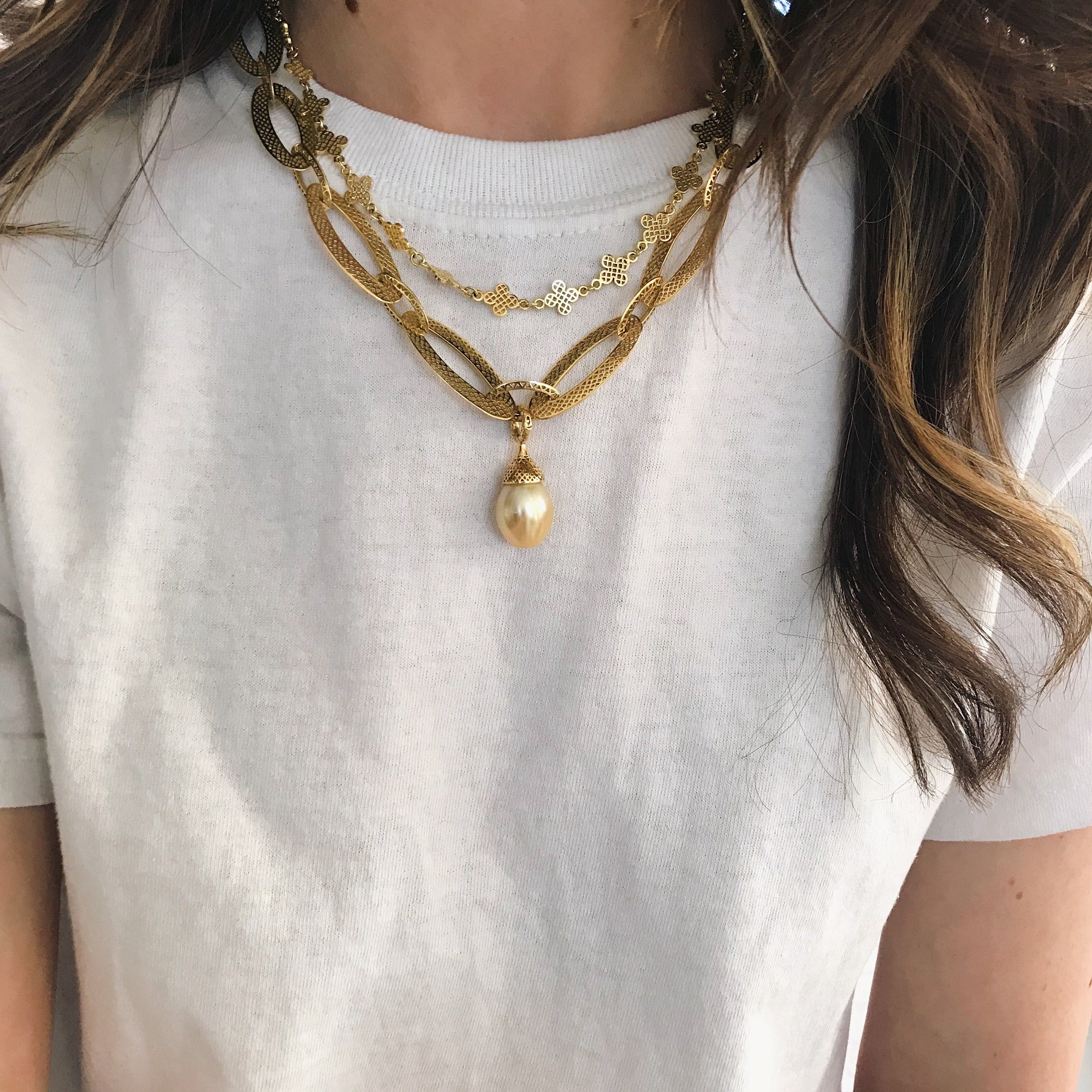 Crownwork® Flat Link Necklace