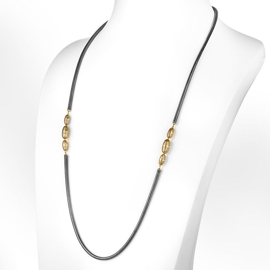Serpentine Chain with Crownwork® Olives