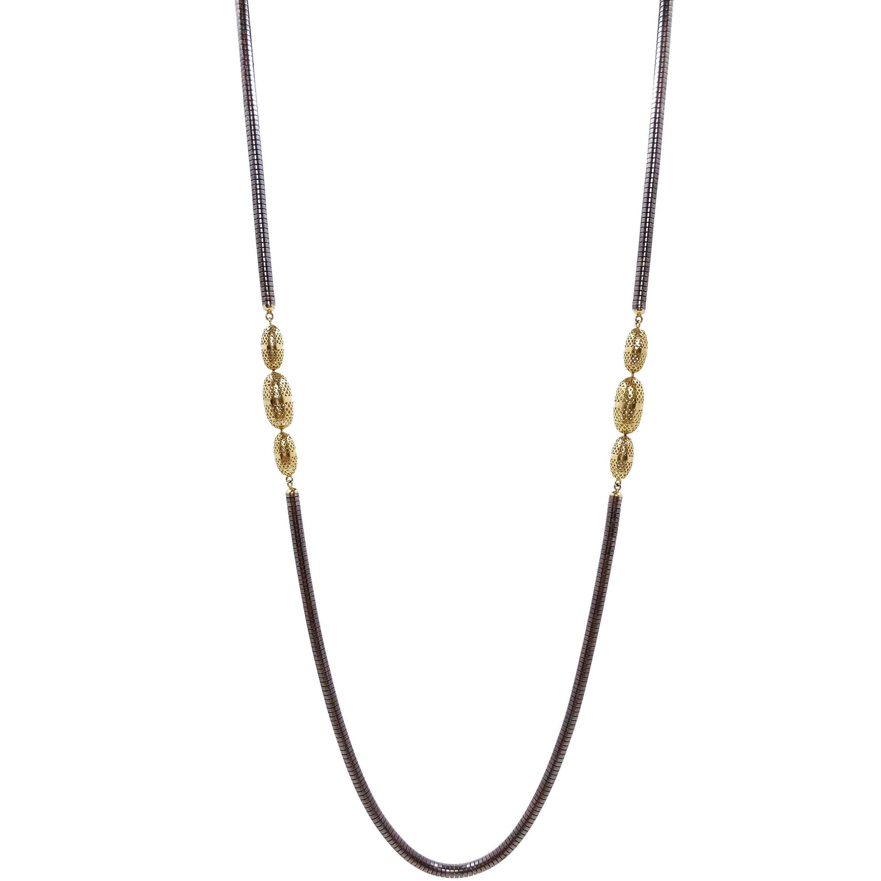 Serpentine Chain with Crownwork® Olives