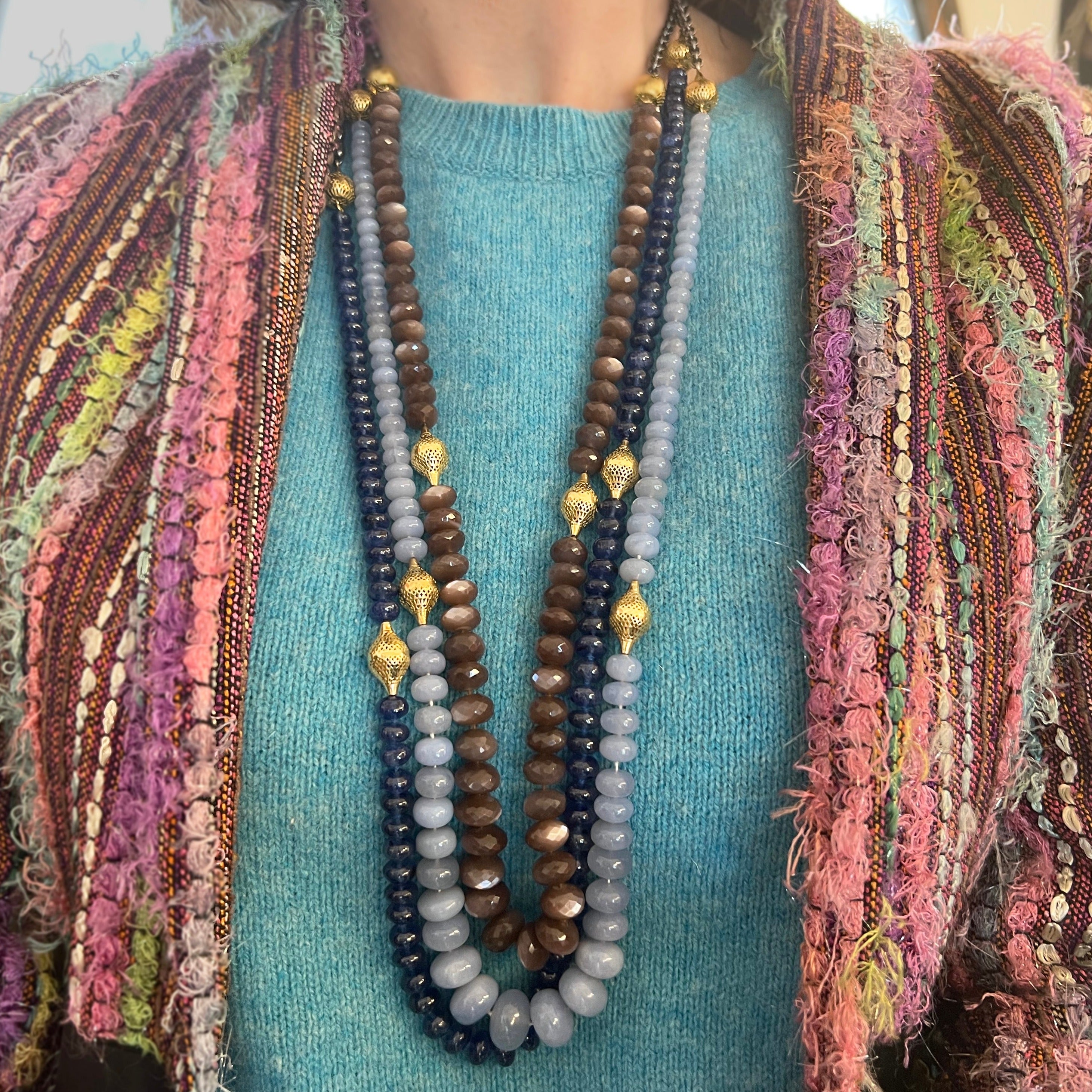 Chocolate Moonstone Necklace