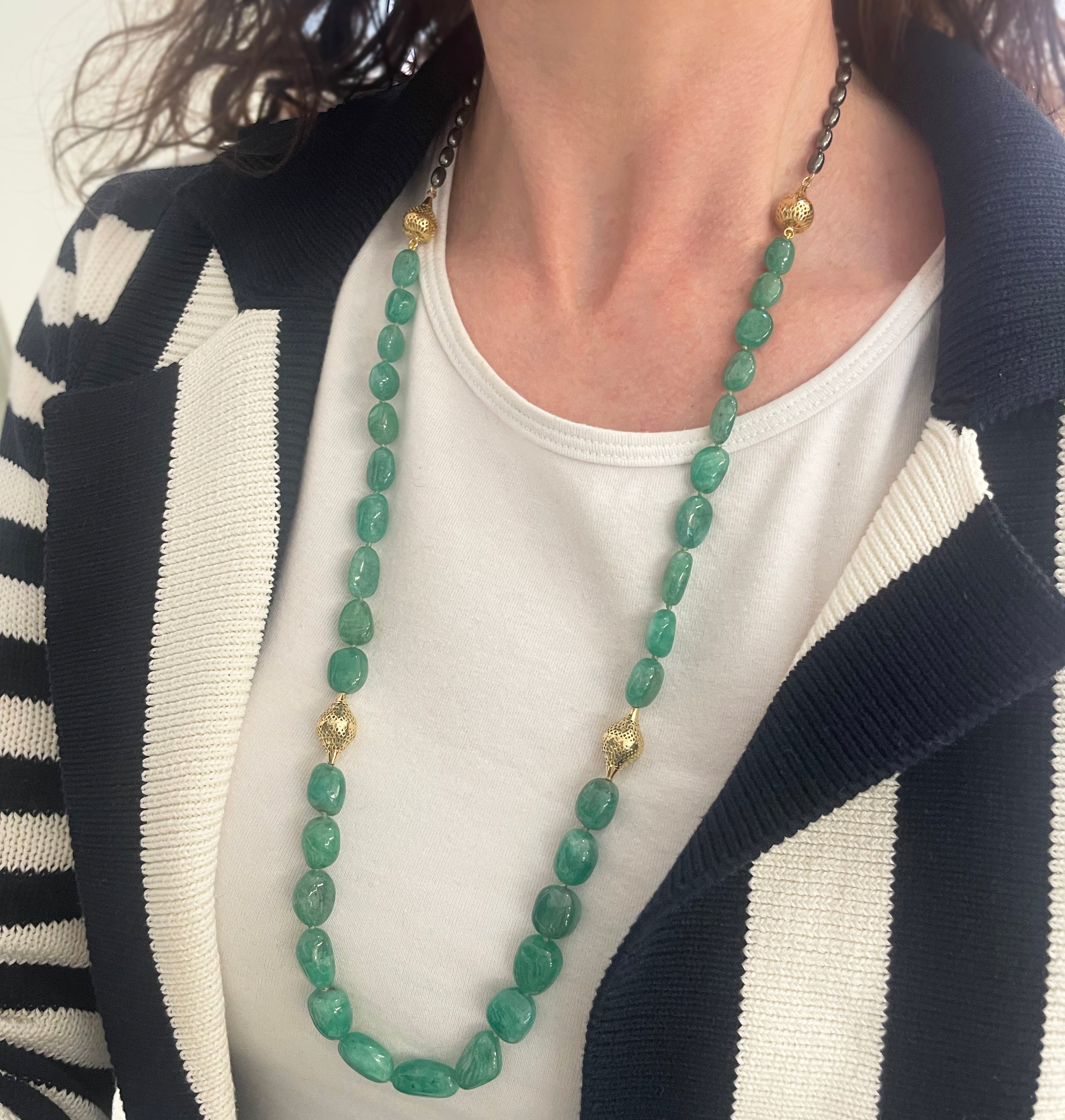 Natural Emerald Necklace