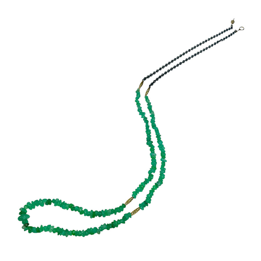 Graduated Colombian Emerald Necklace