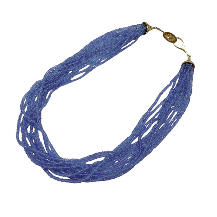 Tanzanite Multi Strand Necklace