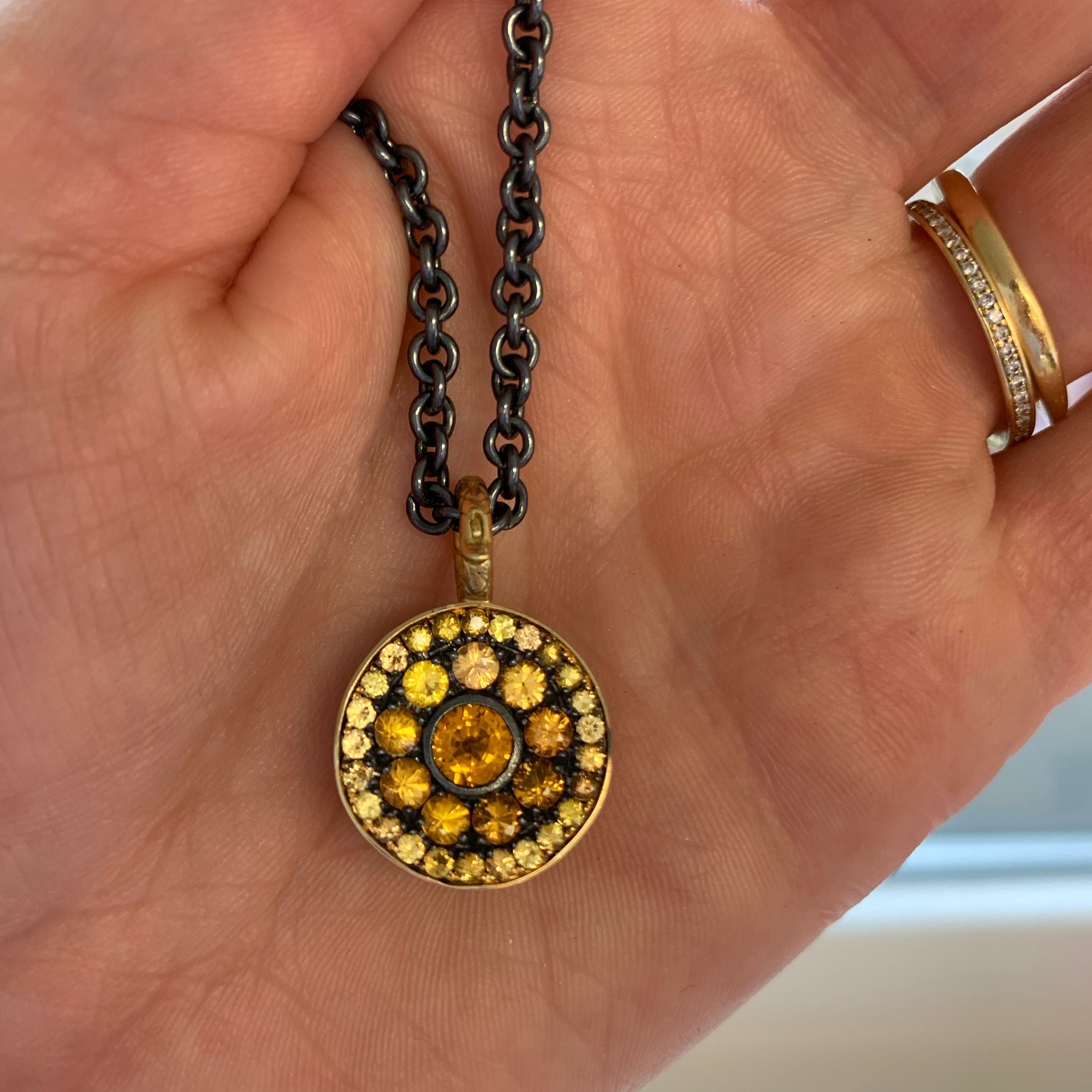 Yellow Sapphire Pendant