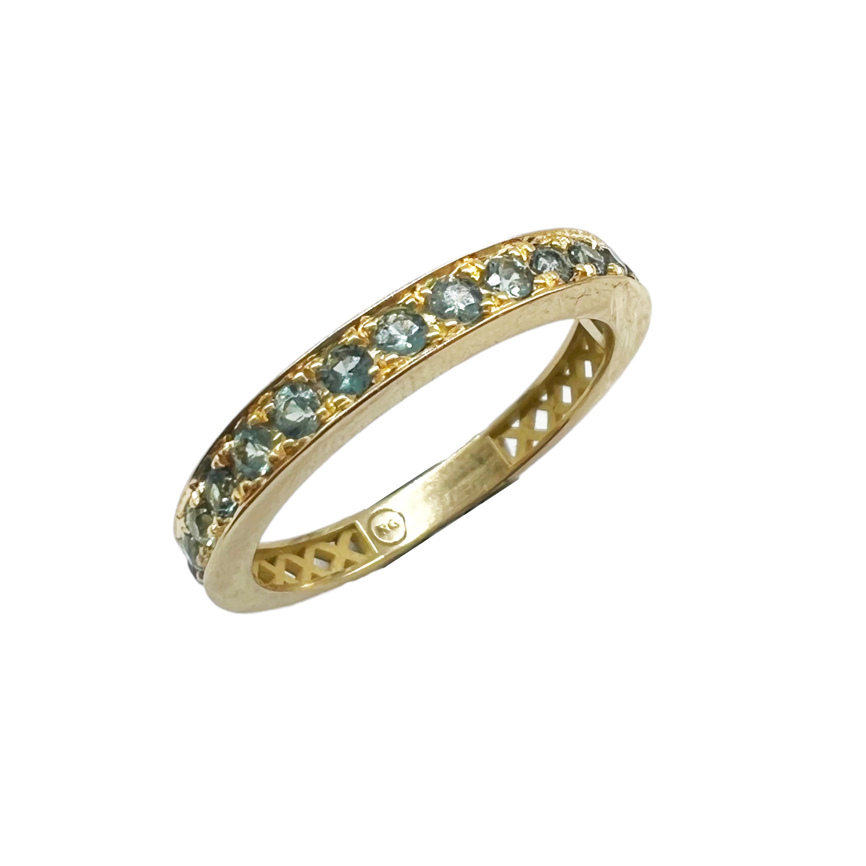 Crownwork® Green Sapphire Stacker Band