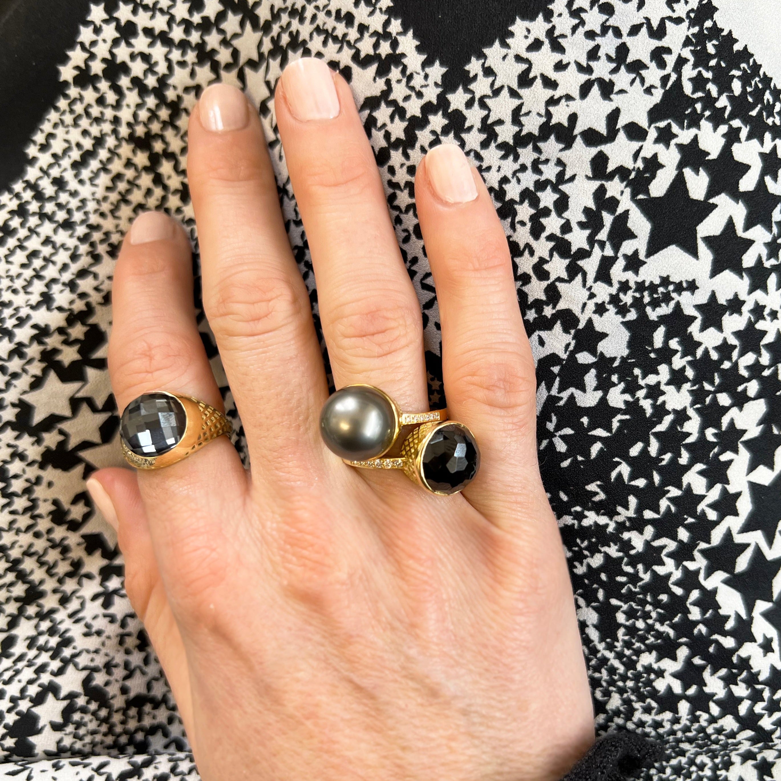 Hematite Pinky Ring