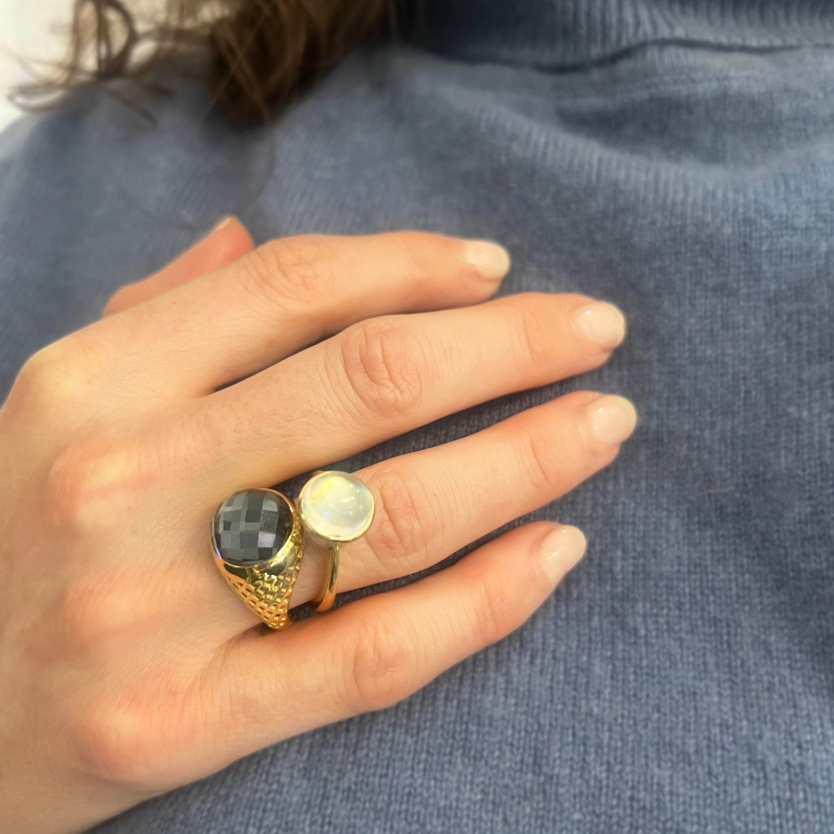 Hematite Pinky Ring