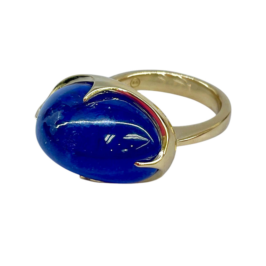 Tanzanite Curved Claw Set Ring