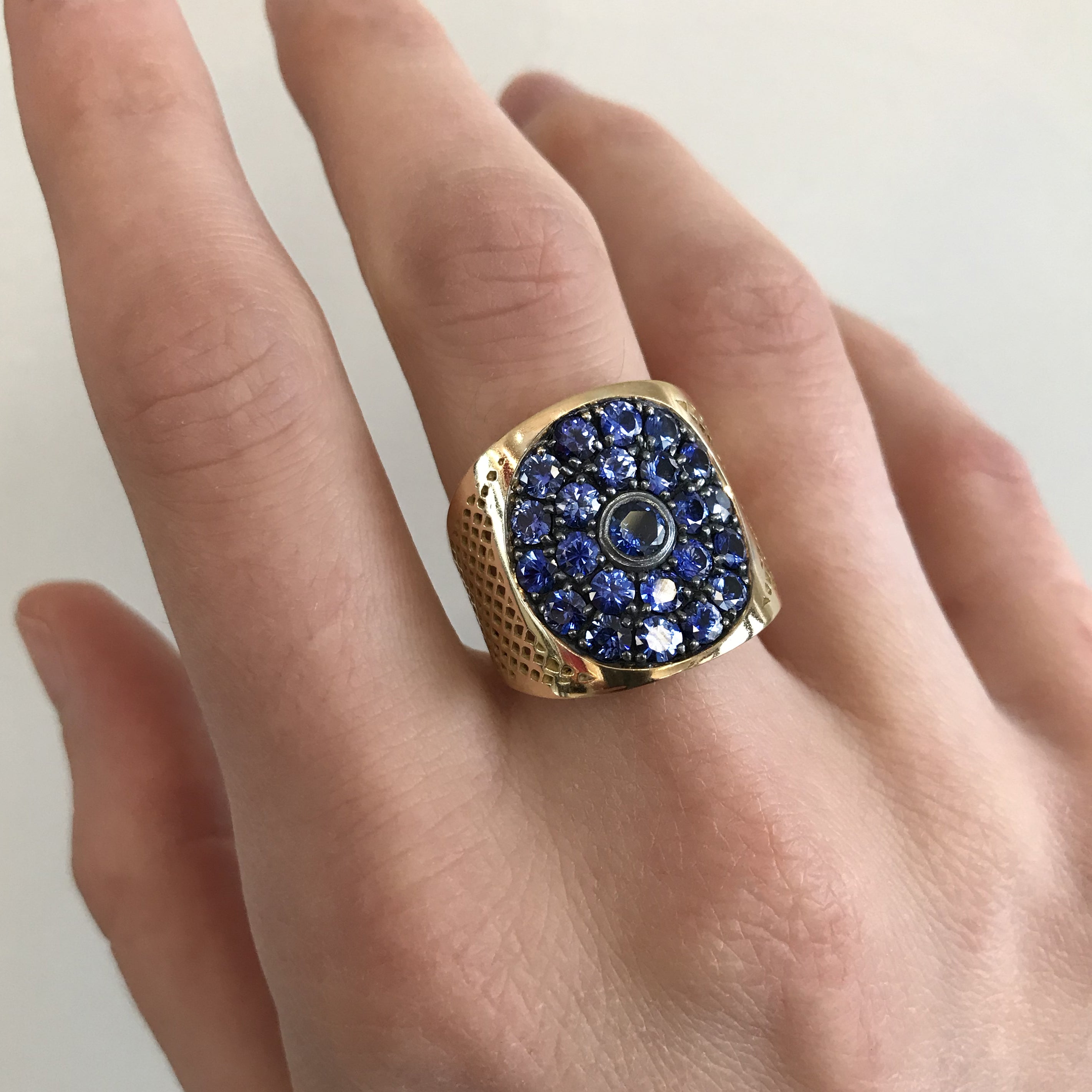 Blue Sapphire Cigar Band