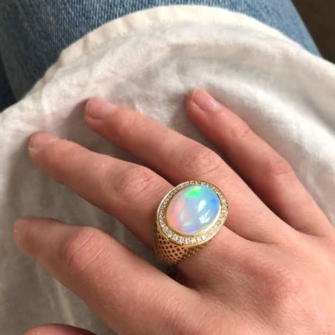opal dress ring rgr-1007.07