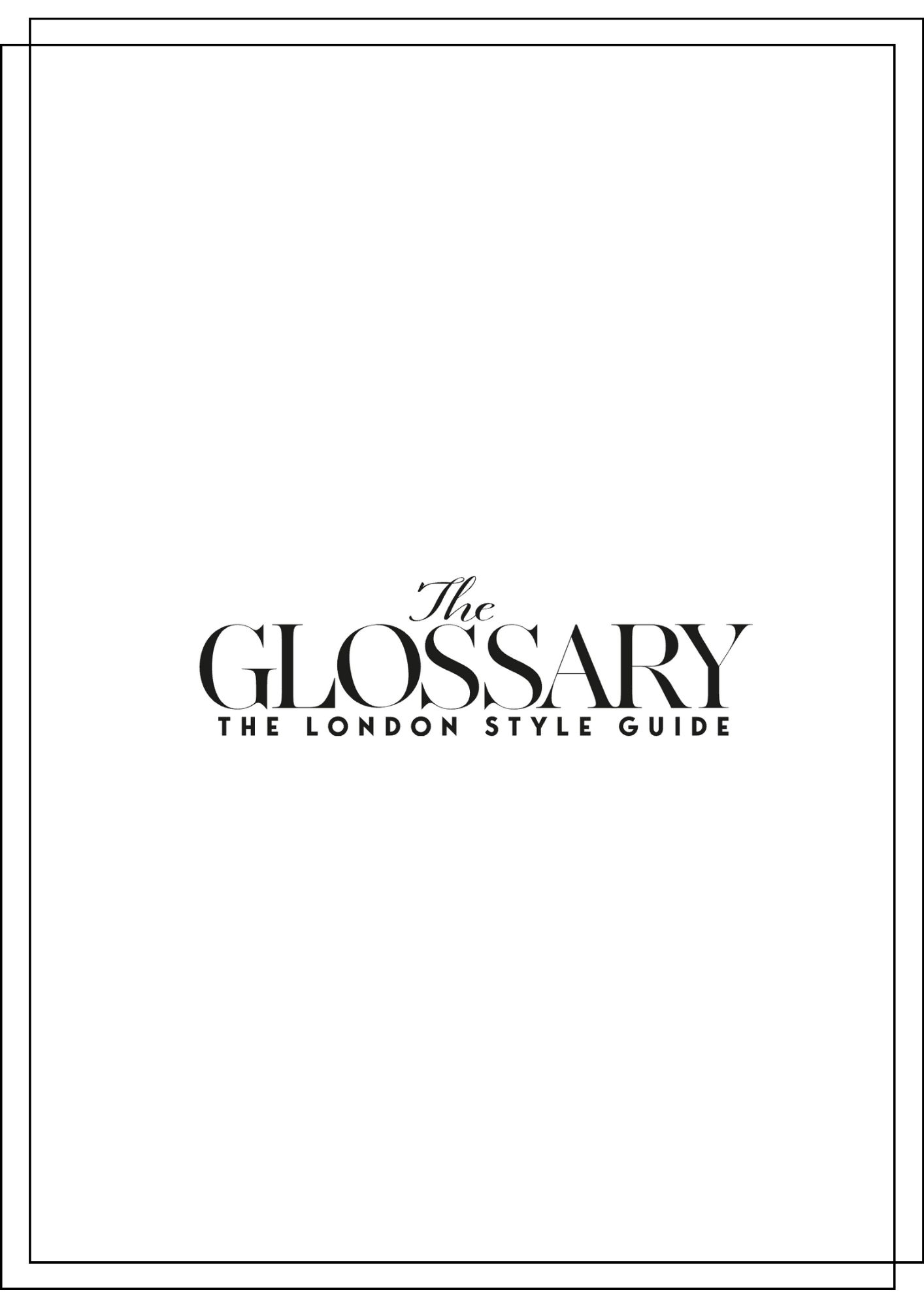 The Glossary December 2023