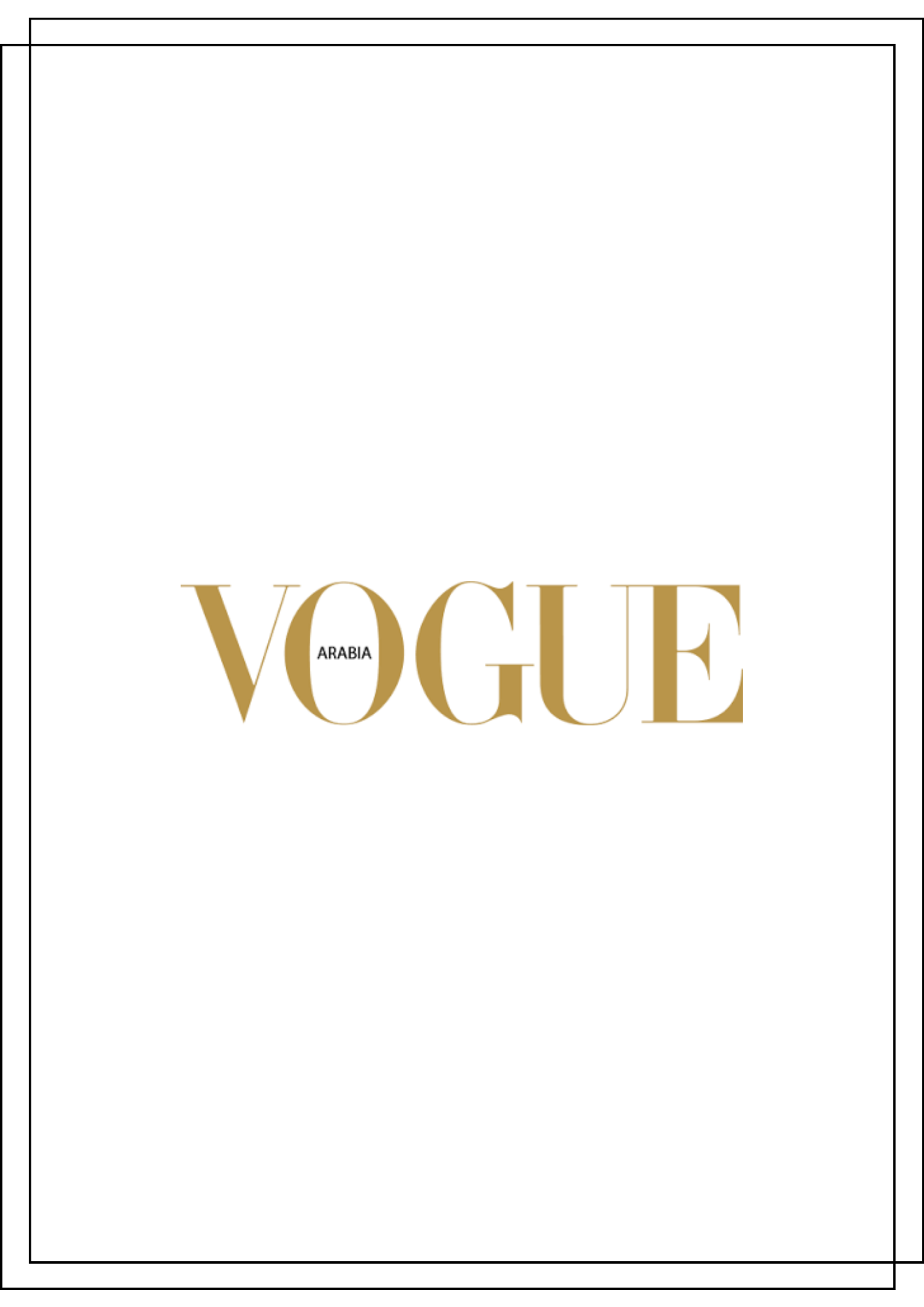 Vogue Arabia Oct 2022