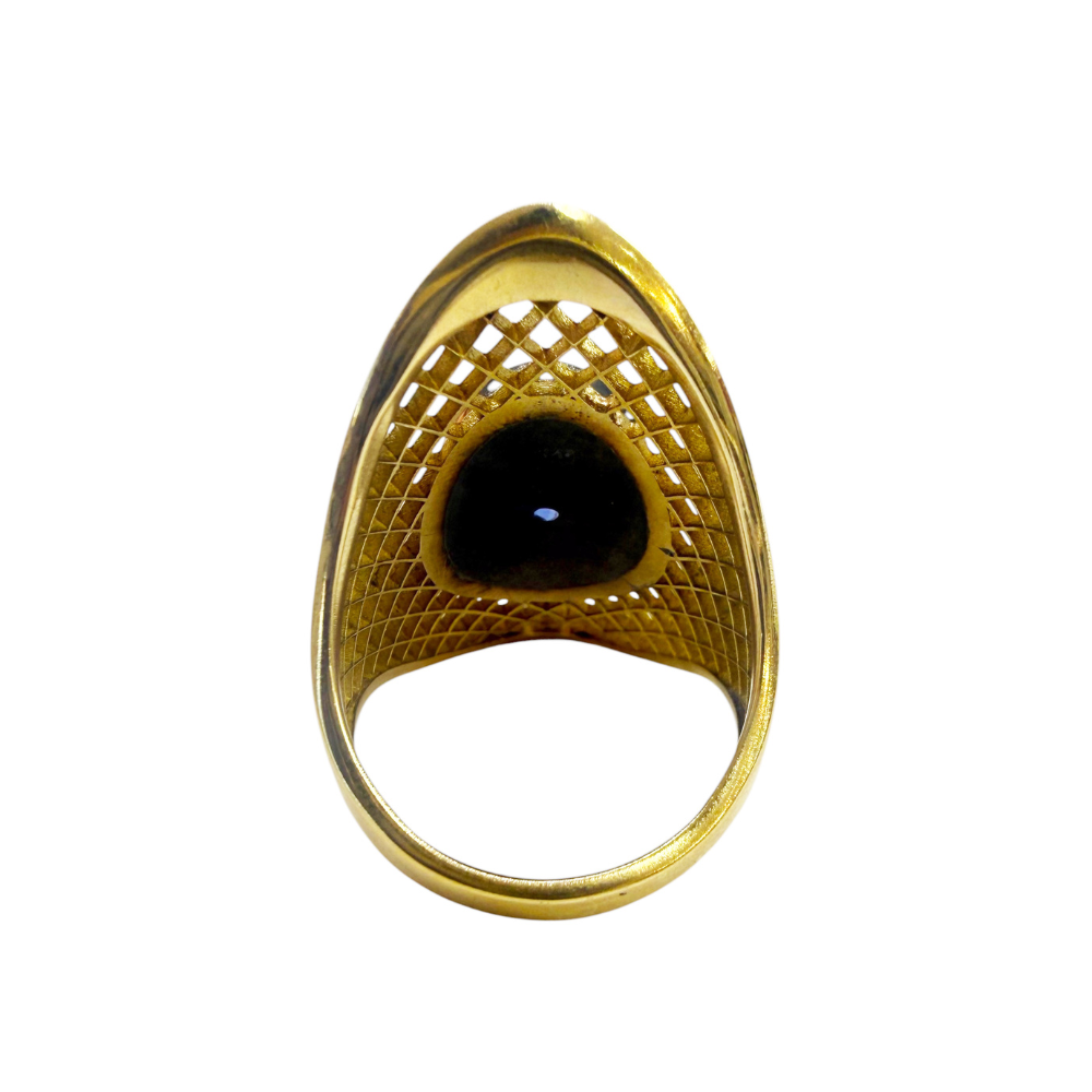 Blue Sapphire Crownwork® Ring