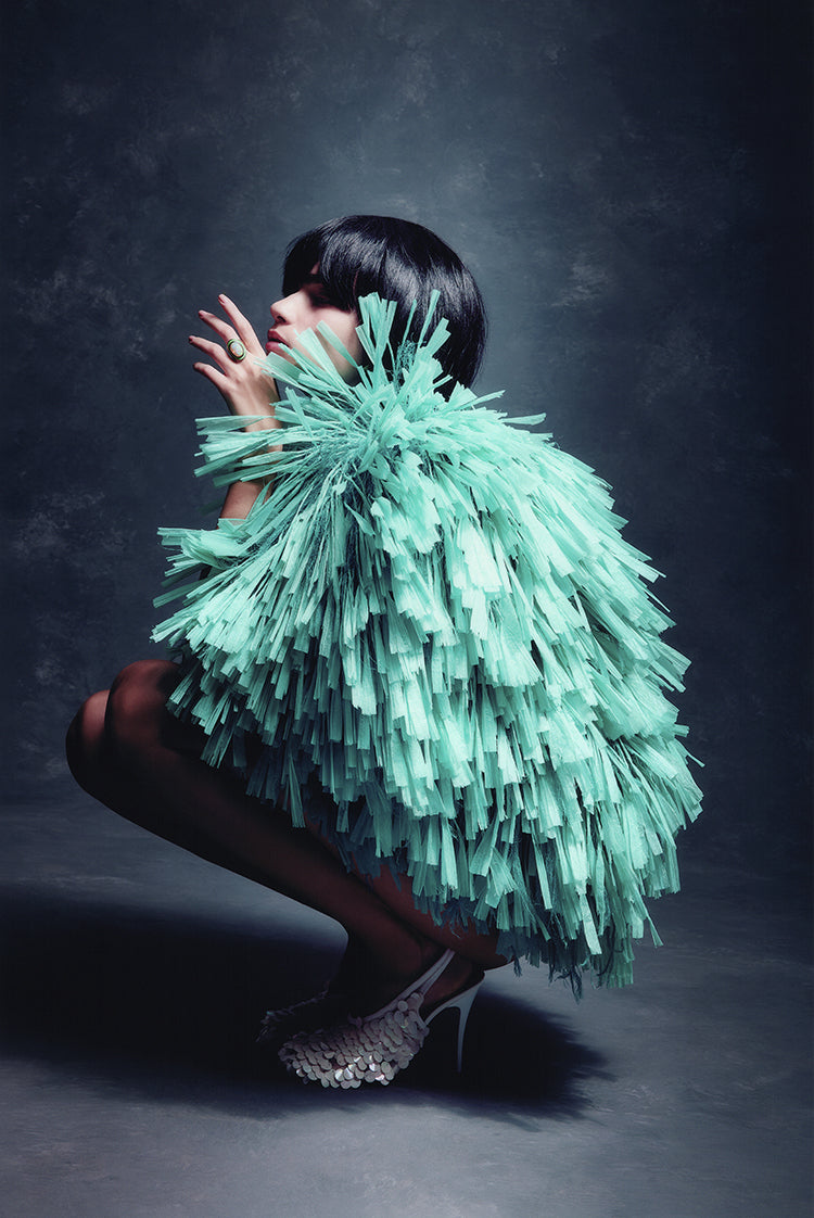 Green Enamel and Opal Regency Ring