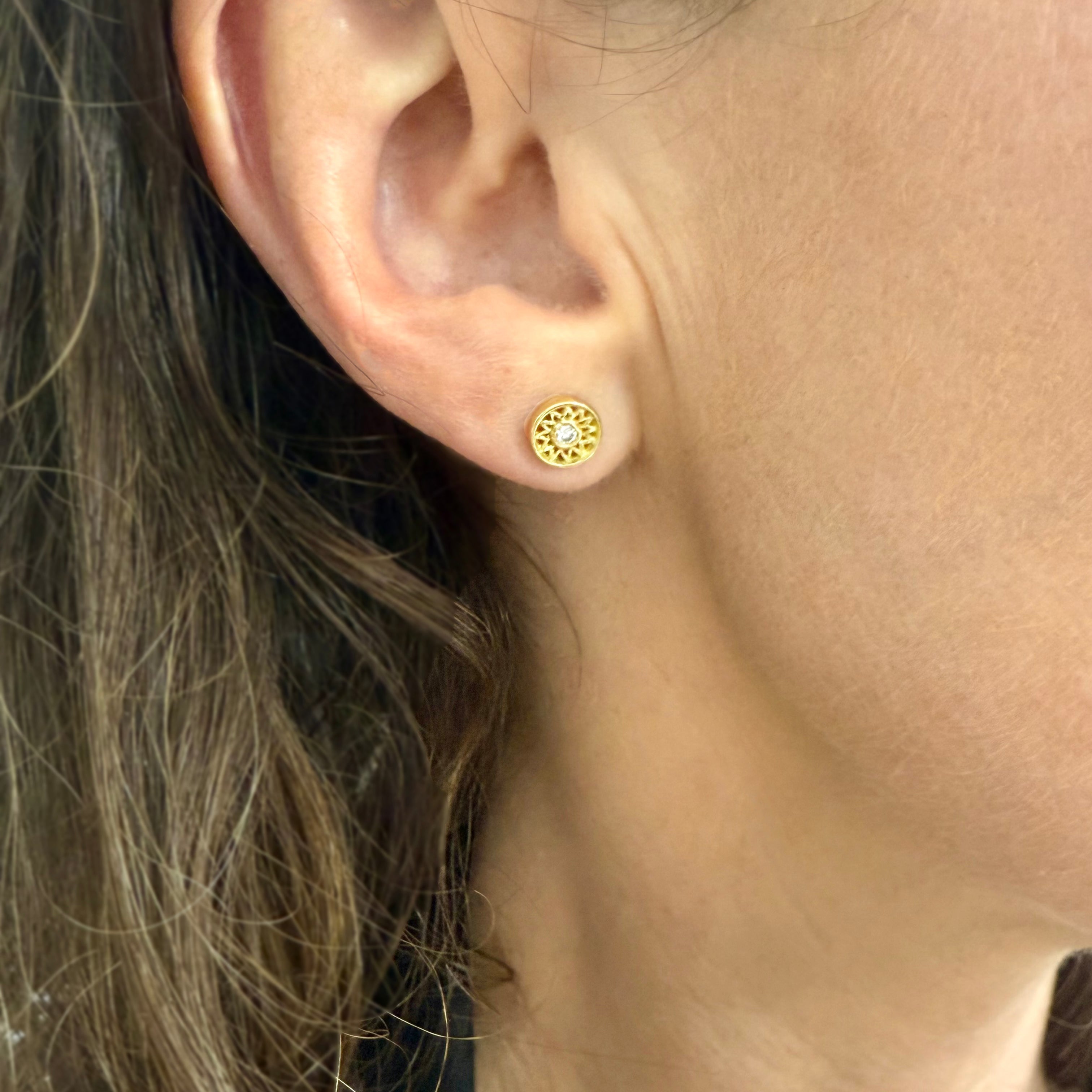 Crownwork® Diamond Stud earrings