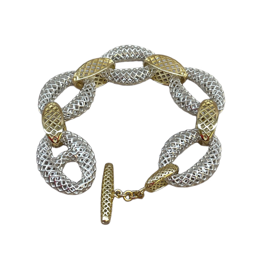 Chubby Crownwork® Silver Link Bracelet