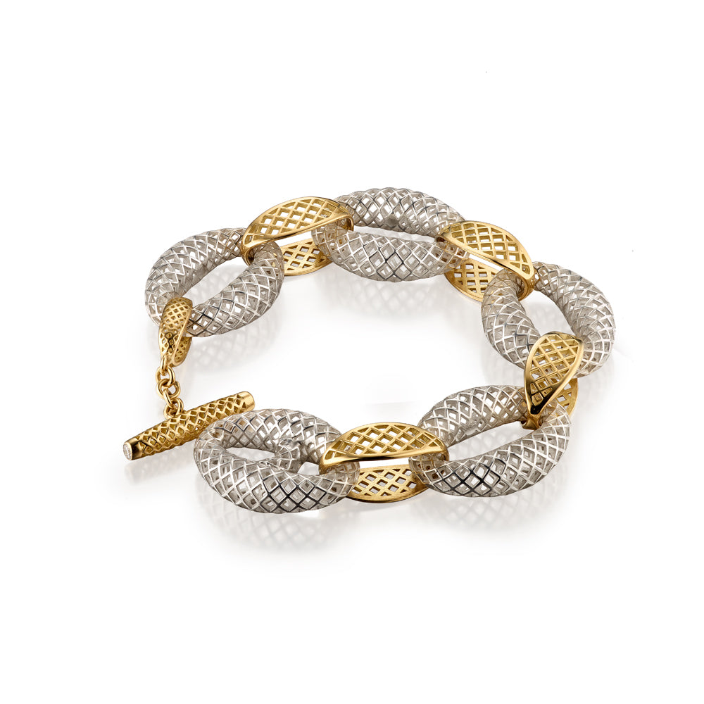 Chubby Crownwork® Silver Link Bracelet