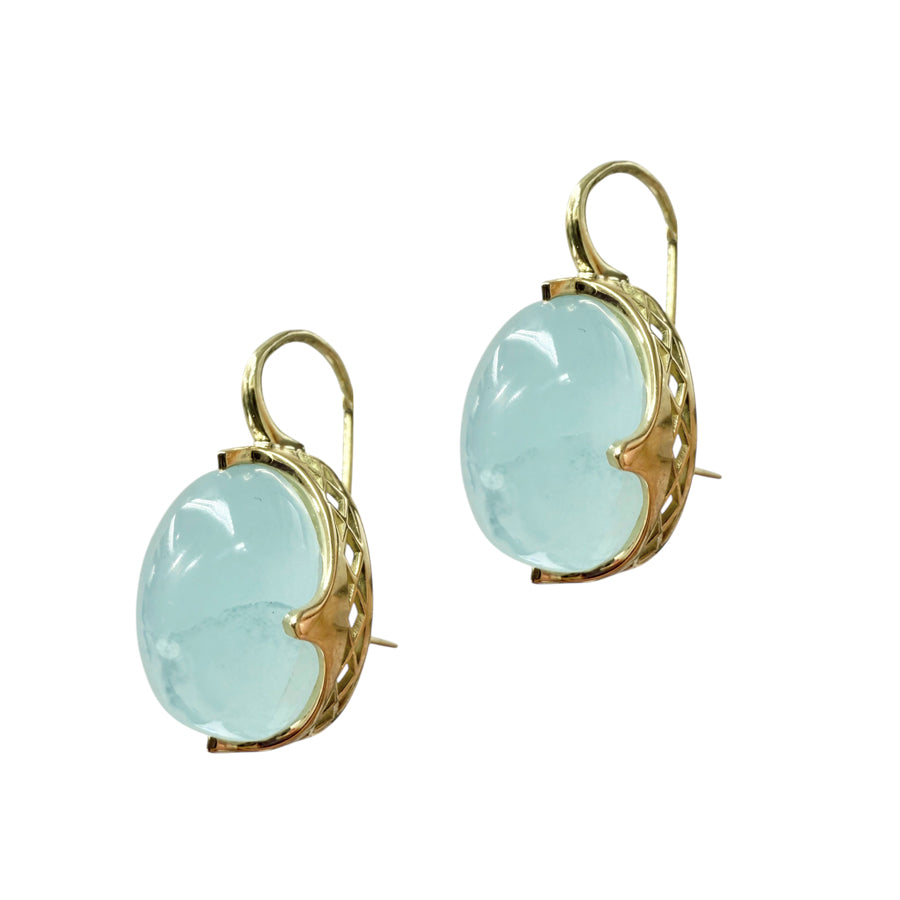 18K Yellow Gold Crownwork® Claw Set Aquamarine