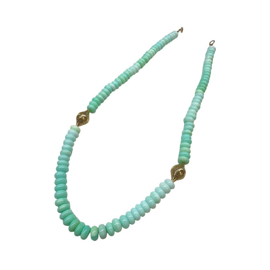 Soft Green Peruvian Opal Necklace