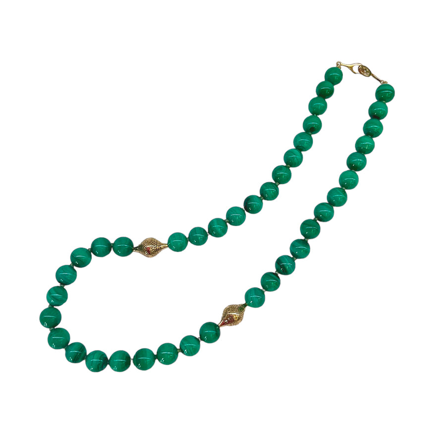 Malachite Beaded Necklace