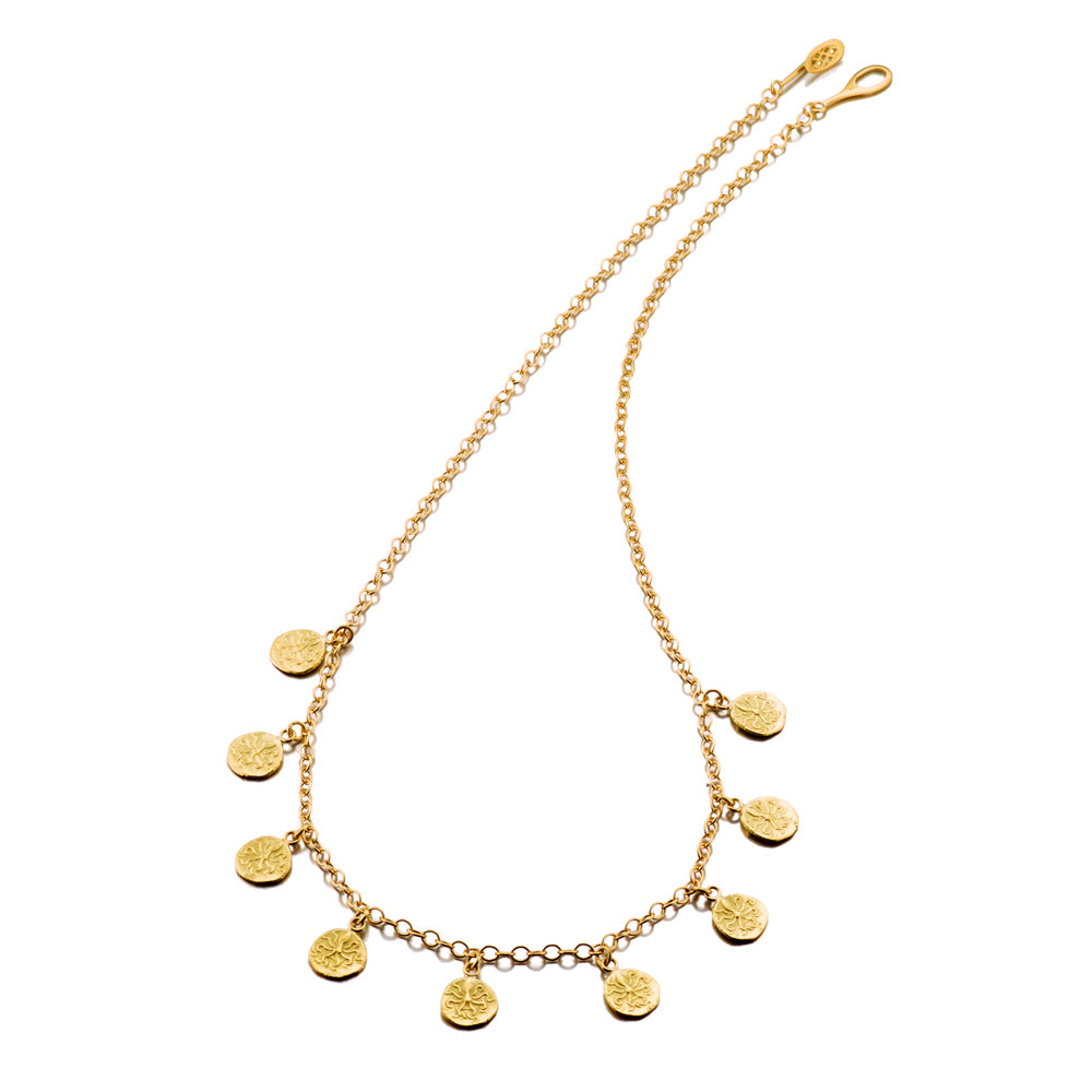 Octopus of Syracuse 18K Gold Coin Necklace