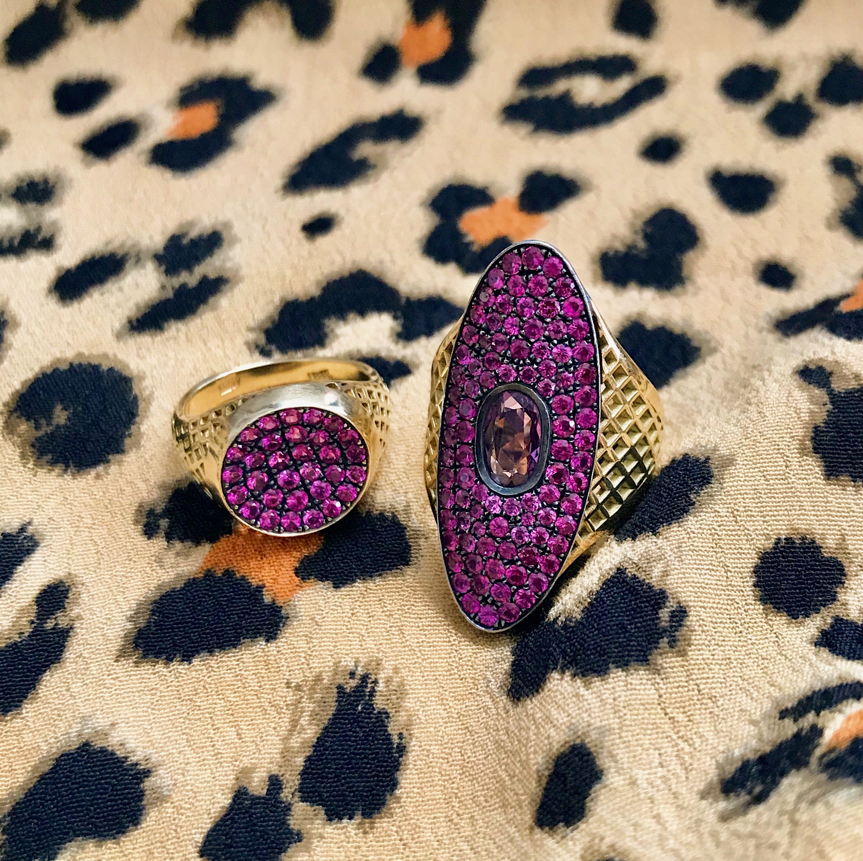 Pink Sapphire Pinky Ring