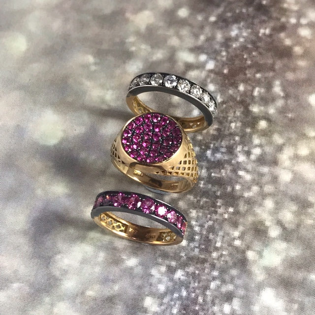 Pink Sapphire Pinky Ring