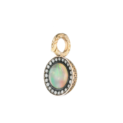 Crownwork® Half Ball Opal Pendant