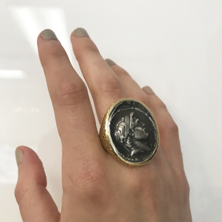 Large Crownwork® Coin Ring