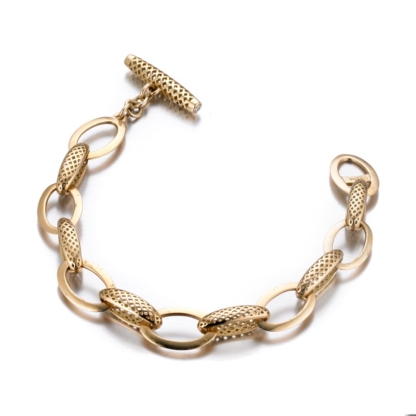 18k Yellow Gold, Bracelet, Link Bracelet, Charm Bracelet