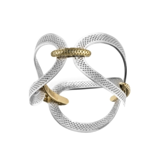 Polished Silver Crownwork® Cuff Bracelet