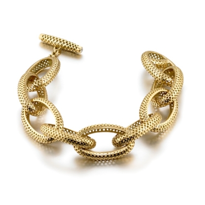 Large Crownwork® Oval Link Bracelet