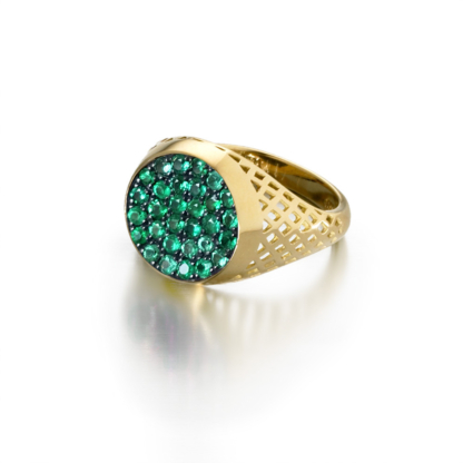 Emerald Pinky Ring