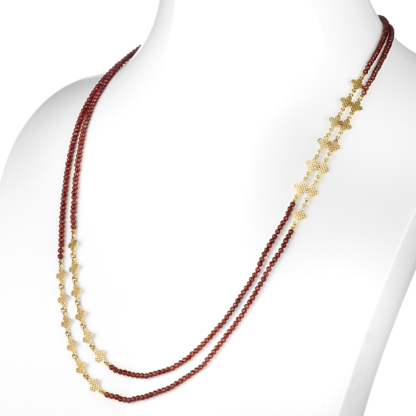January birthstone garnet necklace