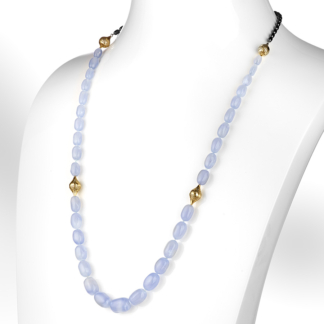 Tumbled Chalcedony Necklace