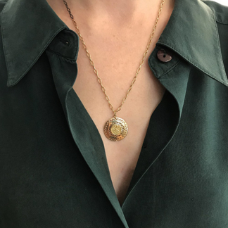 Octopus Coin Necklace